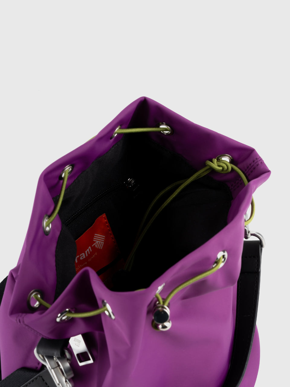 FWRD Renew Prada Tessuto Shoulder Bag in Black